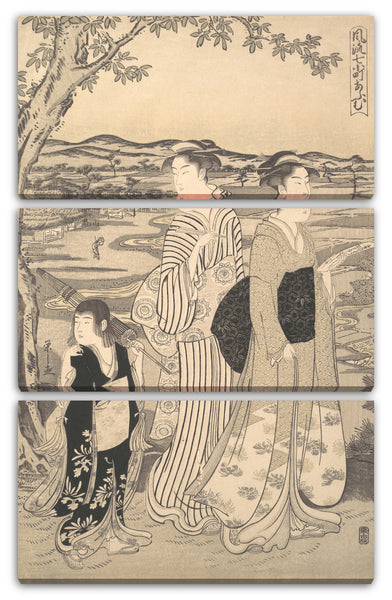 Leinwandbild Chōbunsai Eishi - Onono KomachiParrot Komachi