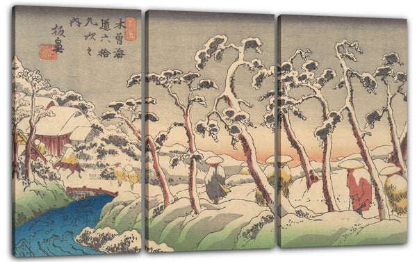Leinwandbild Keisai Eisen - Itabana