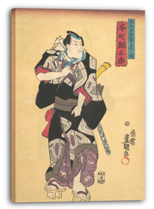 Leinwandbild Utagawa Kunisada - Motiv aus einem Druck