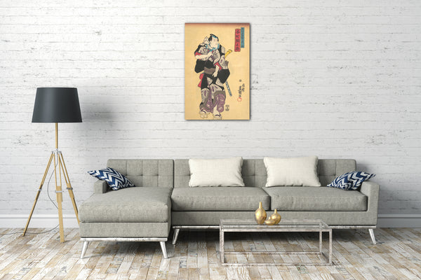 Leinwandbild Utagawa Kunisada - Motiv aus einem Druck
