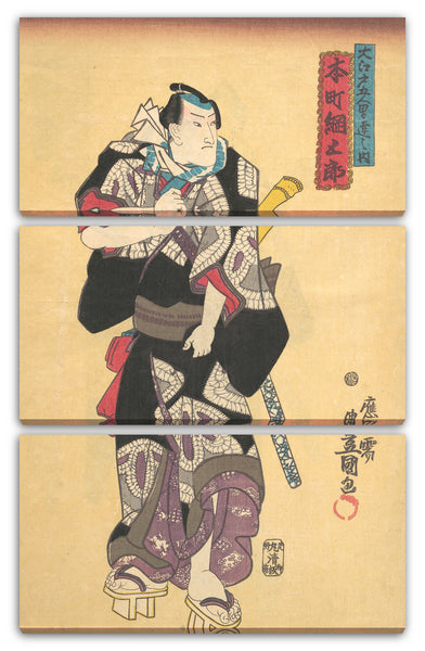 Leinwandbild Utagawa Kunisada - Motiv aus einem Druck