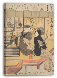 Leinwandbild Suzuki Harunobu - Asakusa Seiran
