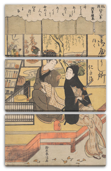 Leinwandbild Suzuki Harunobu - Asakusa Seiran