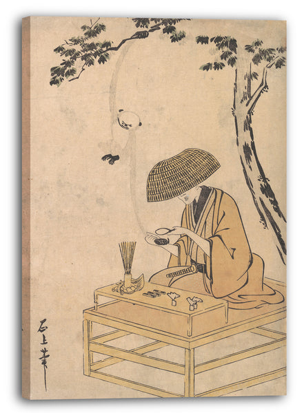 Leinwandbild Toriyama Sekien - Die Lupe
