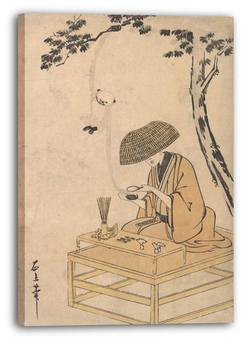 Leinwandbild Toriyama Sekien - Die Lupe