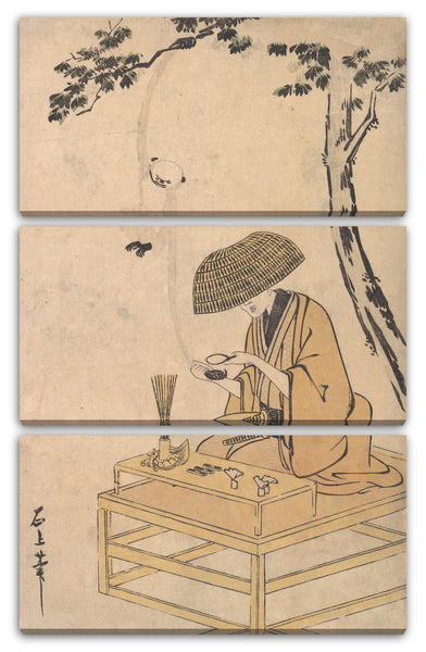 Leinwandbild Toriyama Sekien - Die Lupe