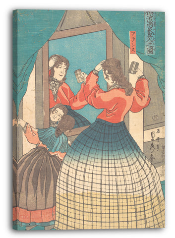 Leinwandbild Utagawa - Motiv aus einem Druck
