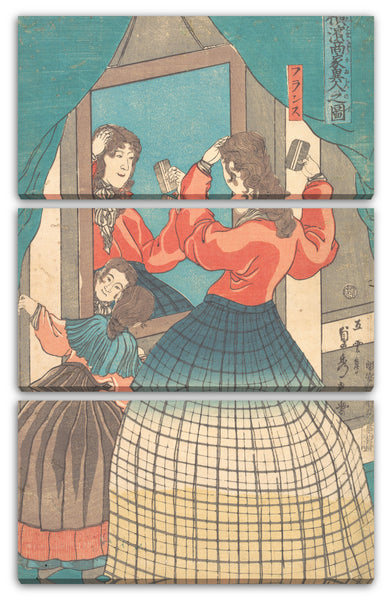 Leinwandbild Utagawa - Motiv aus einem Druck