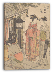 Leinwandbild Torii Kiyonaga - Enmei Jizo
