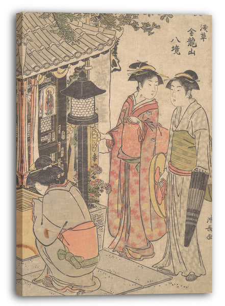 Leinwandbild Torii Kiyonaga - Enmei Jizo