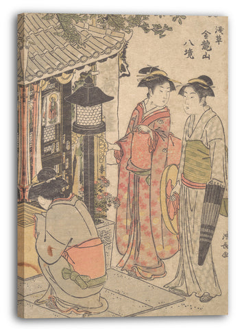 Leinwandbild Torii Kiyonaga - Enmei Jizo