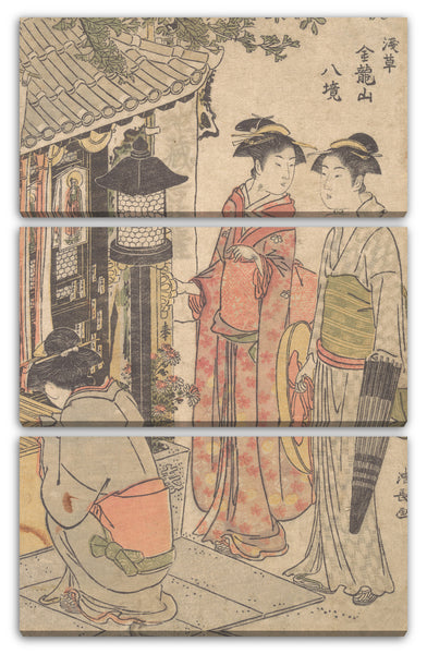 Leinwandbild Torii Kiyonaga - Enmei Jizo