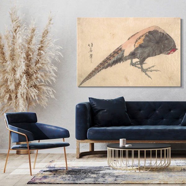 Leinwandbild Hakusanjin Hokui - Vogel