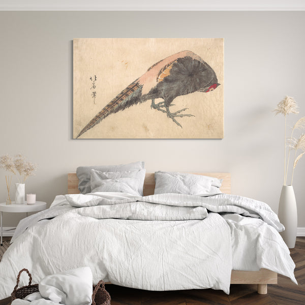 Leinwandbild Hakusanjin Hokui - Vogel