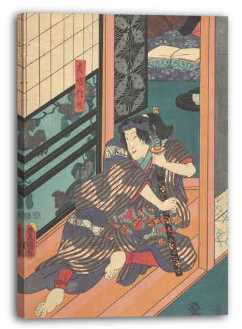 Leinwandbild Utagawa Kunisada - Motiv aus einem Druck