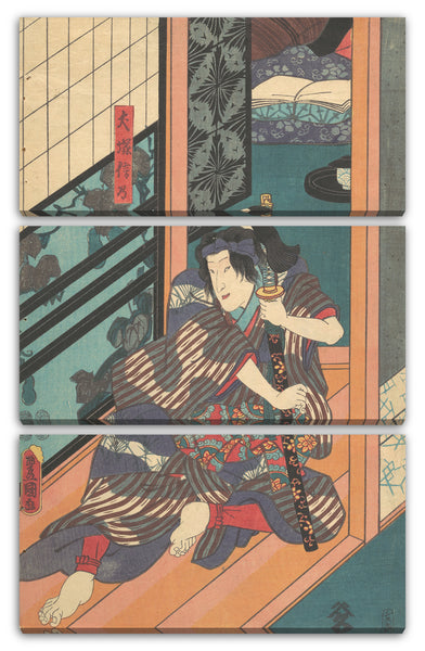 Leinwandbild Utagawa Kunisada - Motiv aus einem Druck