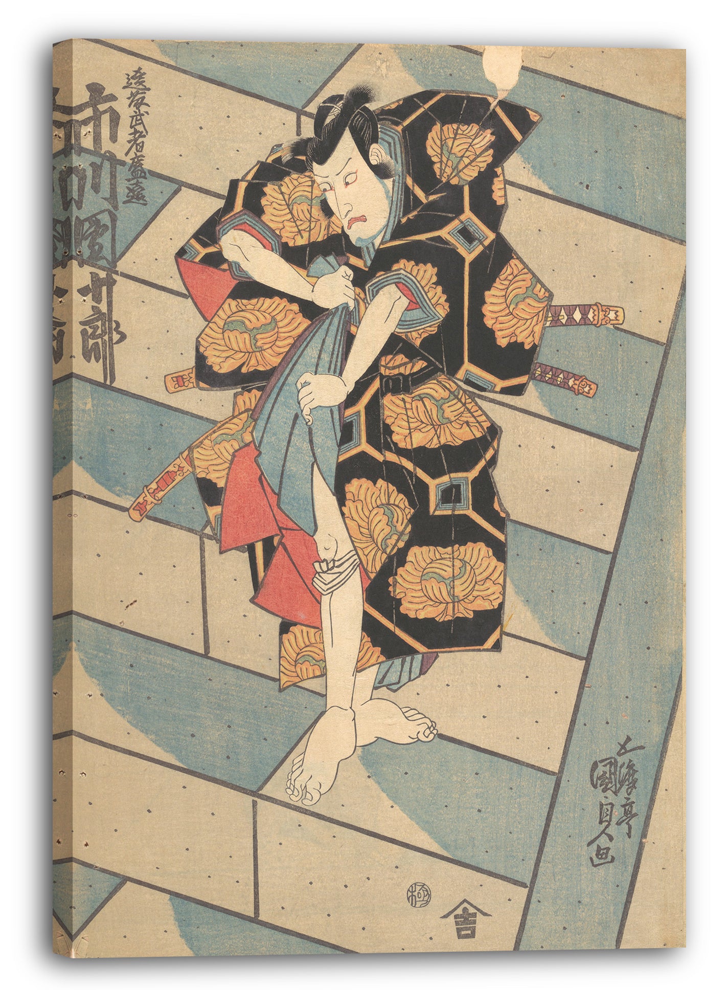 Leinwandbild Utagawa Kunisada - Motiv aus einem Druck