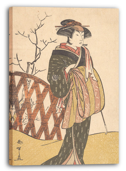 Leinwandbild Katsukawa Shunshō - Nakamura Rikō