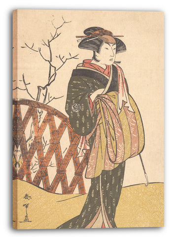 Leinwandbild Katsukawa Shunshō - Nakamura Rikō