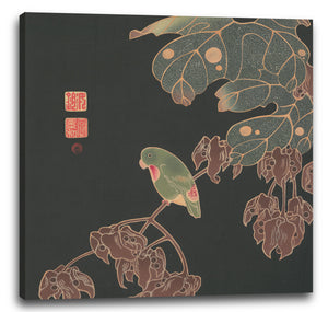 Leinwandbild Itō Jakuchū - Das Paroquet