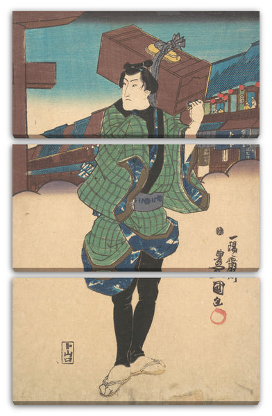 Leinwandbild Utagawa Kunisada - Motiv aus einem Druck