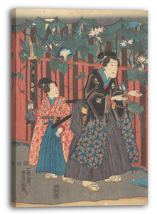 Leinwandbild Utagawa Kunisada - Motiv aus einem Druck