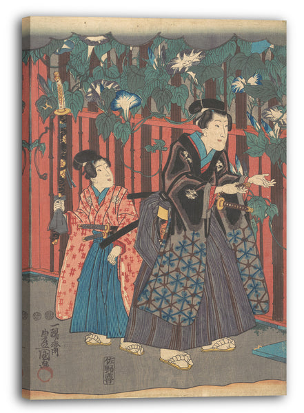 Leinwandbild Utagawa Kunisada - Motiv aus einem Druck