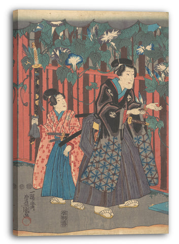Leinwandbild Utagawa Kunisada - Motiv aus einem Druck
