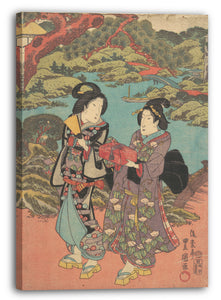 Leinwandbild Utagawa Kunisada - Motiv aus einem Druck