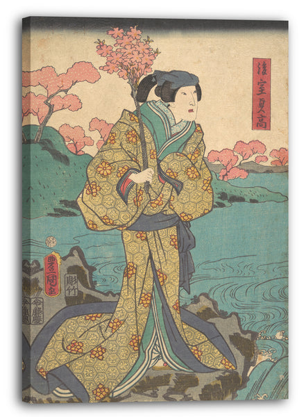Leinwandbild Utagawa Kunisada - Motiv aus einem Druck