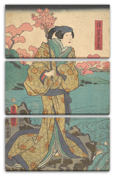 Leinwandbild Utagawa Kunisada - Motiv aus einem Druck