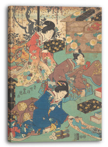 Leinwandbild Utagawa Kunisada - Motiv aus einem Druck