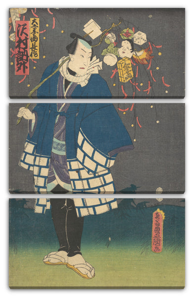 Leinwandbild Utagawa Kunisada - Motiv aus einem Druck