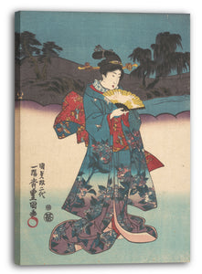 Leinwandbild Utagawa Kunisada - Motiv aus einem Druck