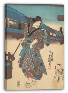 Leinwandbild Utagawa Kunisada - Motiv aus einem Druck