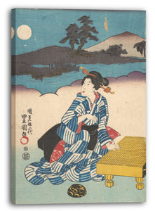 Leinwandbild Utagawa Kunisada - Motiv aus einem Druck
