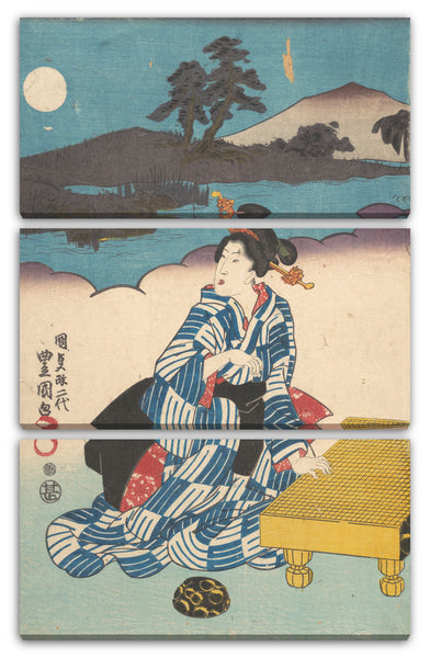 Leinwandbild Utagawa Kunisada - Motiv aus einem Druck