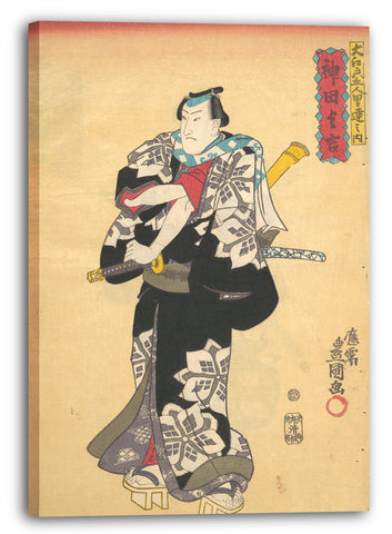 Leinwandbild Utagawa Kunisada - Motiv aus einem Druck