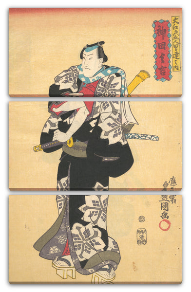Leinwandbild Utagawa Kunisada - Motiv aus einem Druck