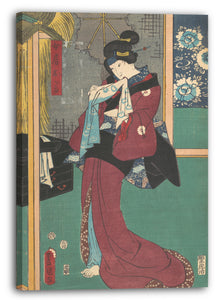 Leinwandbild Utagawa Kunisada - Motiv aus einem Druck