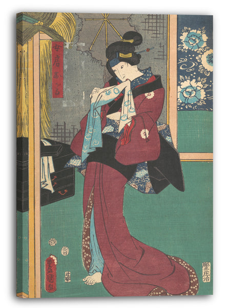 Leinwandbild Utagawa Kunisada - Motiv aus einem Druck