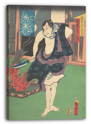 Leinwandbild Utagawa Kunisada - Motiv aus einem Druck