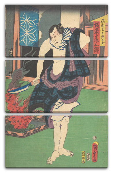Leinwandbild Utagawa Kunisada - Motiv aus einem Druck