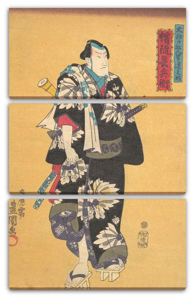 Leinwandbild Utagawa Kunisada - Motiv aus einem Druck