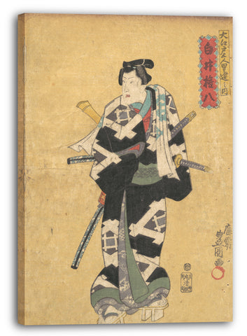 Leinwandbild Utagawa Kunisada - Motiv aus einem Druck