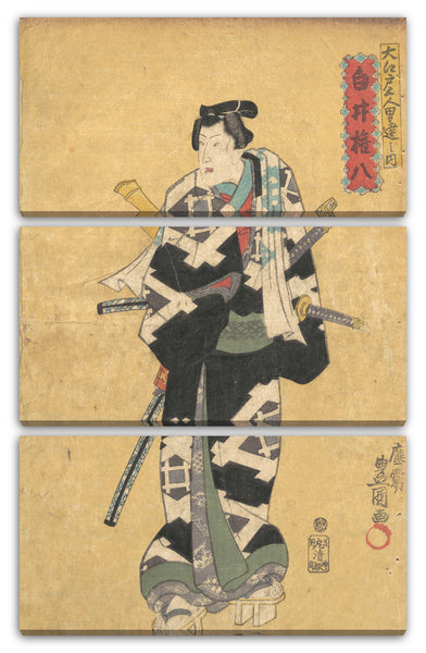 Leinwandbild Utagawa Kunisada - Motiv aus einem Druck