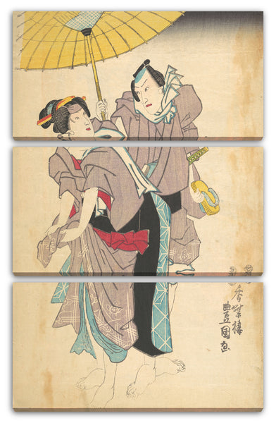Leinwandbild Utagawa Kunisada - Motiv aus einem Druck