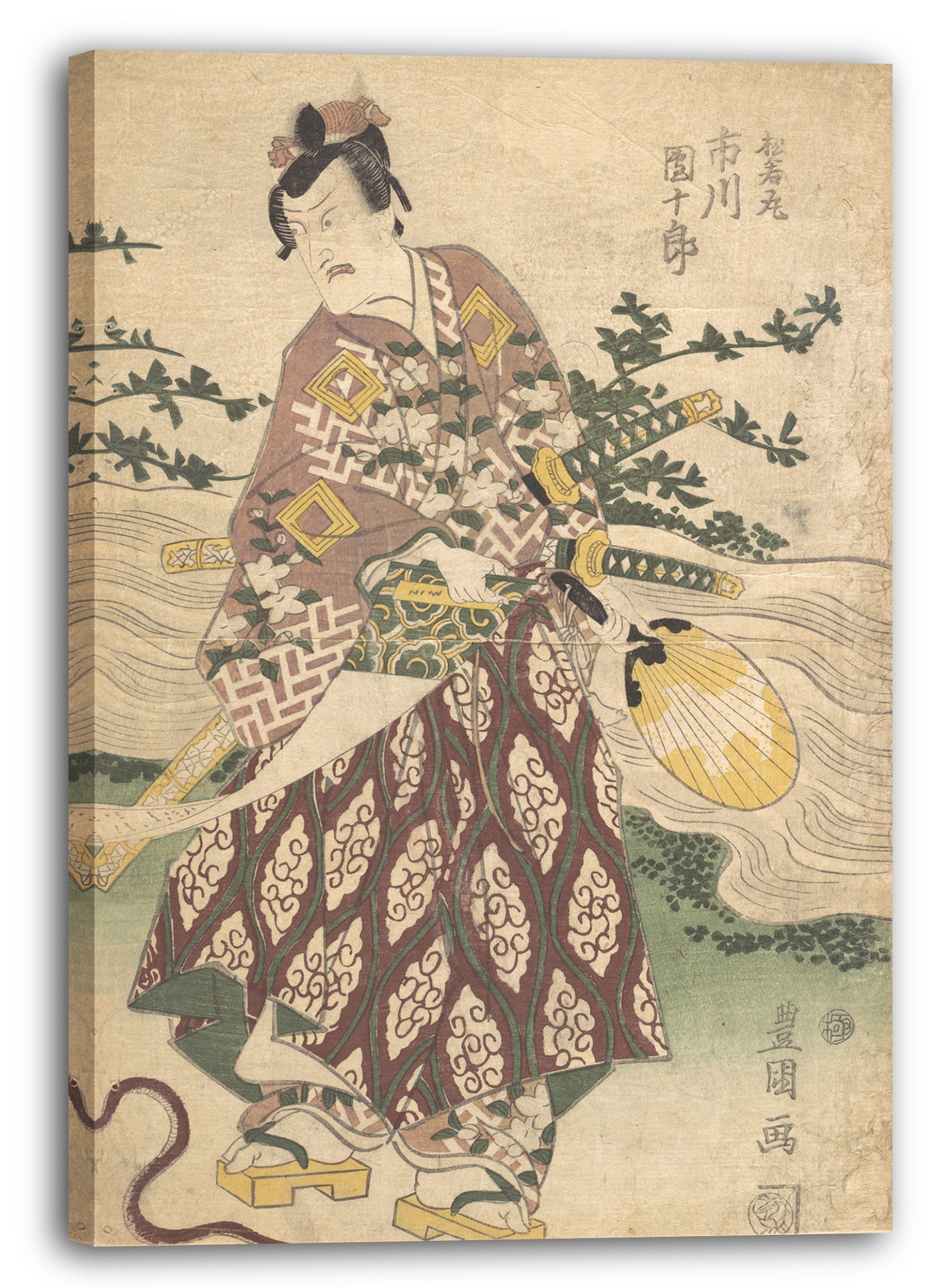 Leinwandbild Utagawa Kunisada - Motiv aus einem Druck