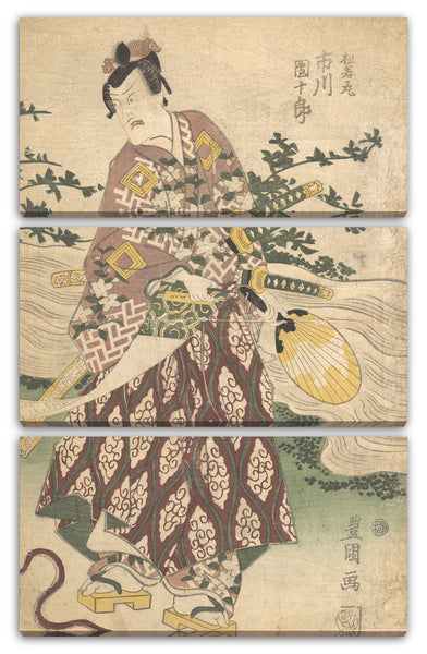 Leinwandbild Utagawa Kunisada - Motiv aus einem Druck
