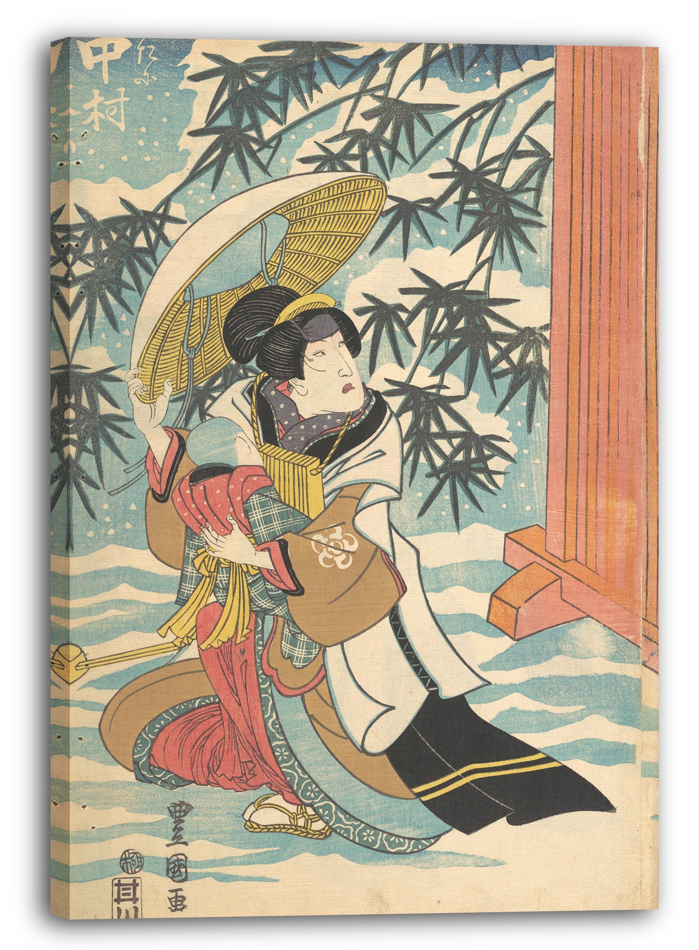 Leinwandbild Utagawa Kunisada - Motiv aus einem Druck